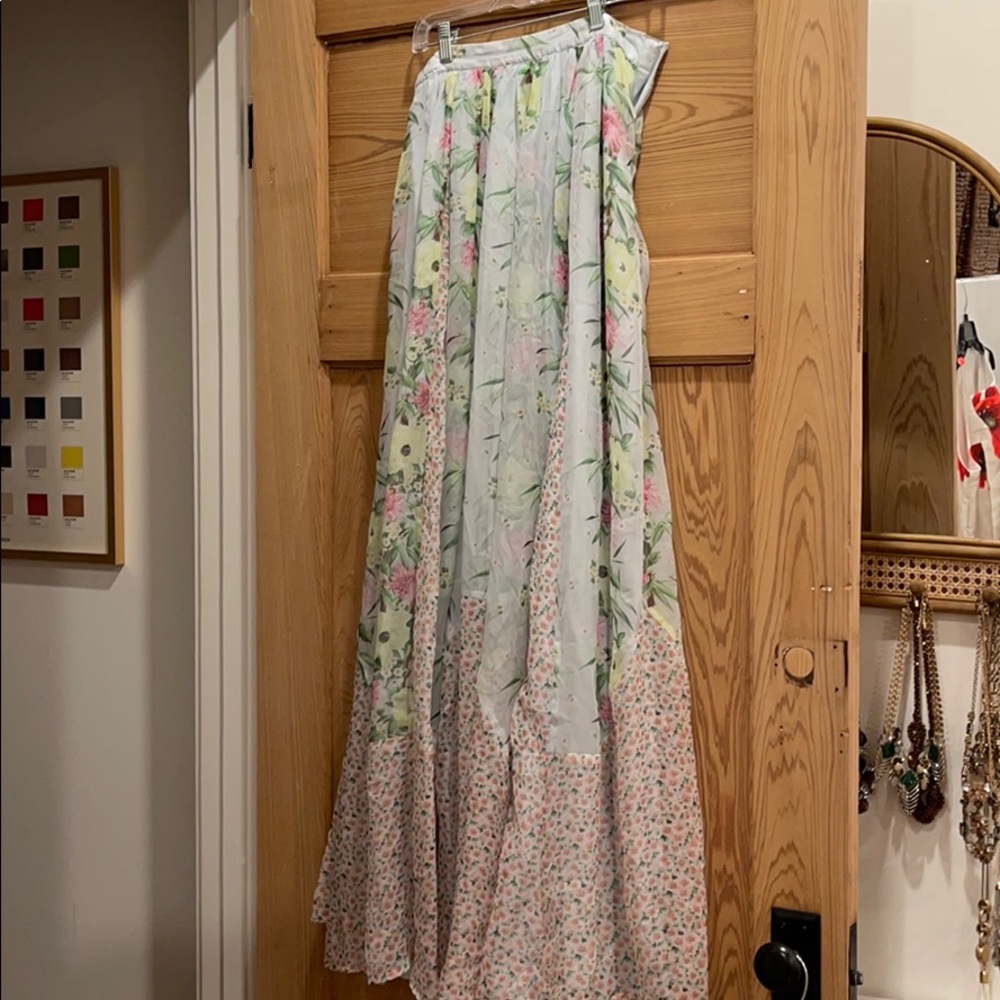French connection desert Tropicana maxi skirt